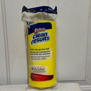 Quickie Clean Results Roller Sponge Mop Refill Type M Xrta Xbsorbent Microban